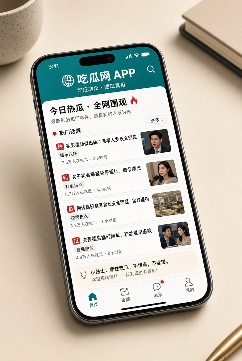 吃瓜网移动端阅读内容服务